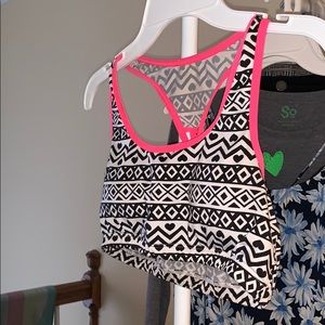 Patterned Sports Bra (with padding)